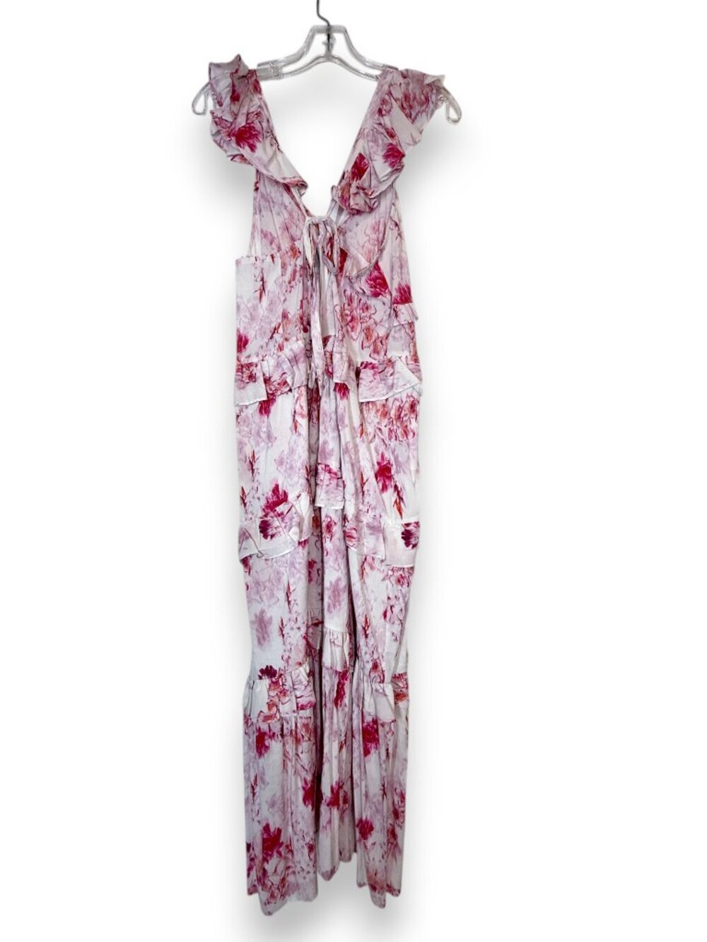Misa Los Angeles Morrison Dress Midi Cottagecore Floral Pink Romantic Small - Picture 3 of 15